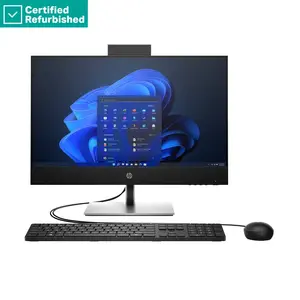 All‑in‑One PC HP RENEW Pro 440 G9 AIO — Intel i5‑13400, 8GB RAM, 512GB SSD, 23.8" FHD Non‑Touch AG, Wi‑Fi, Height‑Adjustable, No Camera/Speakers, Windows 11 Pro