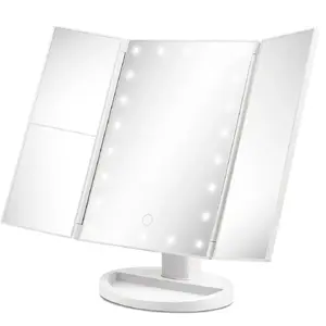 Настольное Зеркало для Макияжа Girmi BE05 Прямоугольное Белое LED Сенсорное Управление