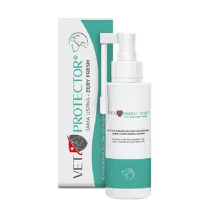 Oral care solution JM Sante Vet Protector Fresh 100 ml for dogs and cats, dental tartar prevention