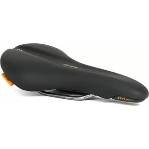 Saddle SELLE ROYAL Explora Athletic unisex gel with elastomers, 45° tilt, 379 g