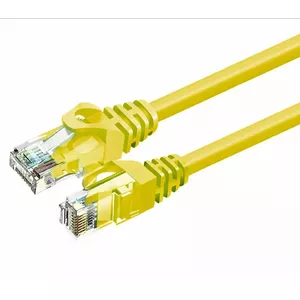Network Cable ZOY ZCR1Y Ethernet Cat. 6a UTP CCA 1m Yellow