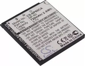 Rechargeable Camera Battery Cameron Sino NP-60 (Replacement for Casio Exilim) SB7326