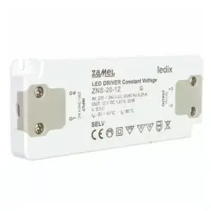 LED power supply ZAMEL ZNS-20-12 slim 12V DC 20W