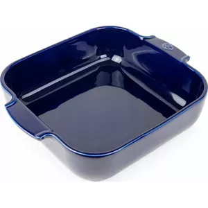 PEUGEOT square baking dish 28 cm, blue