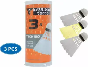 Badmintona lidoņi Talbot Torro TECH 150, 3 gab., modelis 479120