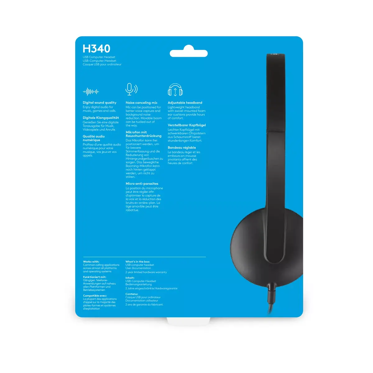 Наушники Logitech H340 Photo 11