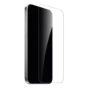 Прозрачная закалённая стеклянная защитная плёнка PURO для Apple iPhone 16 Pro, ударо- и царапиноустойчивая, прозрачная, до 6,3" (1 шт.)