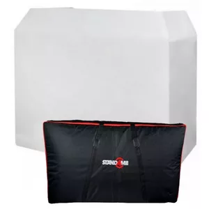 DJ Screen STAND4ME PARAWAN PRO MKII Black White — DJ booth privacy and wind screen