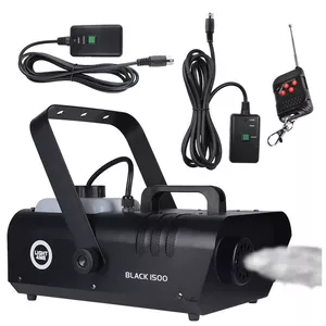 Dūmu mašīna Light4Me BLACK 1500 — profesionāls dūmu ģenerators, modelis BLACK 1500