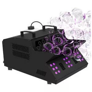 Bubble Machine Light4Me FOG DOUBLE BUBBLE – Light4Me bubble and fog effect machine, LED, remote control compatible