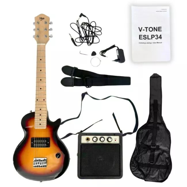 Elektriskā ģitāra V-tone ESLP34 SB 1/2