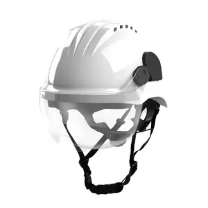 Protective helmet Climax Curro-visor — white, lightweight, adjustable size