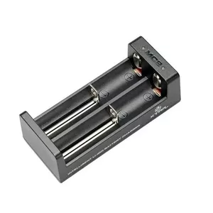 Зарядное устройство XTAR для Li‑ion 18650, 2 слота, USB‑C, чёрное, светодиодные индикаторы