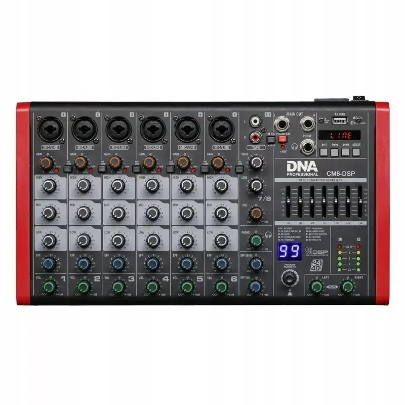 Audio maisītājs DINGO DNA CM8-DSP ar