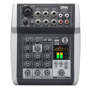 Analog sound mixer DNA QMX502 5-channel Blue