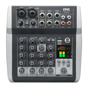 Analog sound mixer Denon DNA QMX602 — 6-channel blue