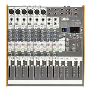 Audio mixer DNA ME-10FX — 10-channel mixer with USB and Bluetooth