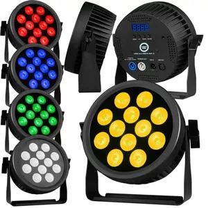 PAR gaisma Light4Me CREE ALU PENTA PAR 12 — 12×12W RGBW LED, alumīnija korpuss