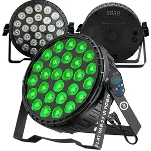 PAR spotlight Light4Me FLAT PAR 27 IR RGBW — stage LED par can, RGBW with IR control