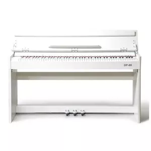 Digital piano V-tone DP-88 WH white with integrated stand — 88 keys, compact upright design