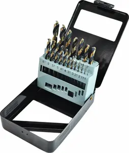 Drill bit set AWTools AW METAL HSS M2 19 pcs 1.0–10.0 mm