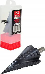 Drill bit AWTools AW STEP TWIST M2-TiAlN, stepped HSS, Ø6–38 mm, model 790333