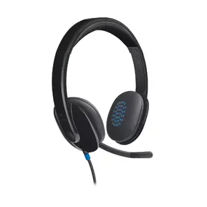 Austiņas Logitech H540 Ar iebūvētu mikrofonu USB Type-A Melnas
