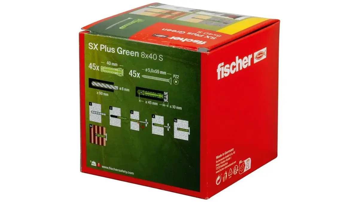 Комплект винтов и дюбелей Fischer 567814 Photo 3