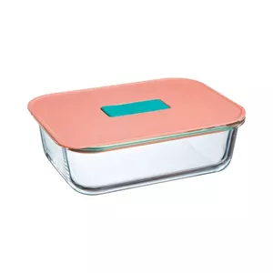 Контейнер для хранения Luminarc UNIQUE BOX 104CL 15x20x6 см – стеклянный корпус, пластиковая крышка