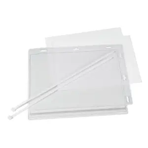 Card Pocket Durable 505919 Transparent A5 2 Cards Capacity