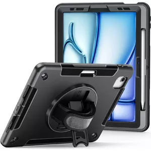 Чехол-подставка jt berlin для Apple iPad Air 11" (2024/2025) с прочным корпусом и ручным ремнём