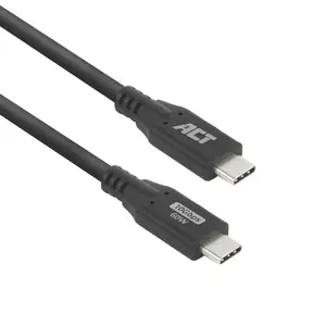 USB Type-C Cable ACT AC7442 2m 10Gbps 60W Black