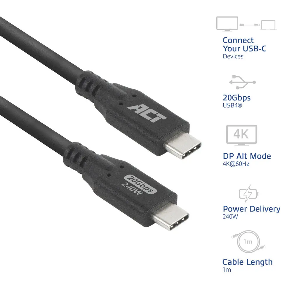 ACT AC7421 USB4 Type-C Cable Photo 3