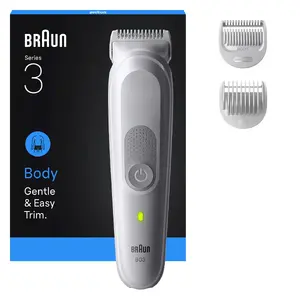 Body groomer Braun Series 3 BG3530 Grey 80 min runtime