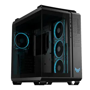 PC Case ASUS TUF GAMING GT502 Horizon TG ARGB Black Midi Tower — ATX/microATX, tempered glass, supports GPU 400 mm, CPU cooler height 163 mm