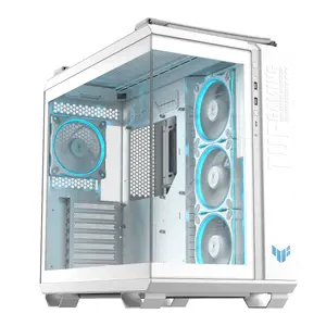 PC Case ASUS TUF GAMING GT502 Horizon TG ARGB White — Midi Tower, ATX, tempered glass, 4×3.5" bays, max GPU 400 mm