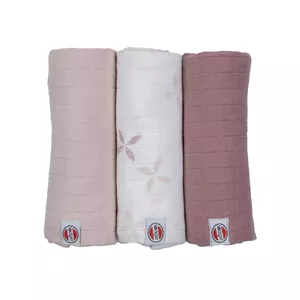 Pārvelkams autiņš LODGER SWM 107 Matcha 70x70 cm — 3 gab. kokvilna