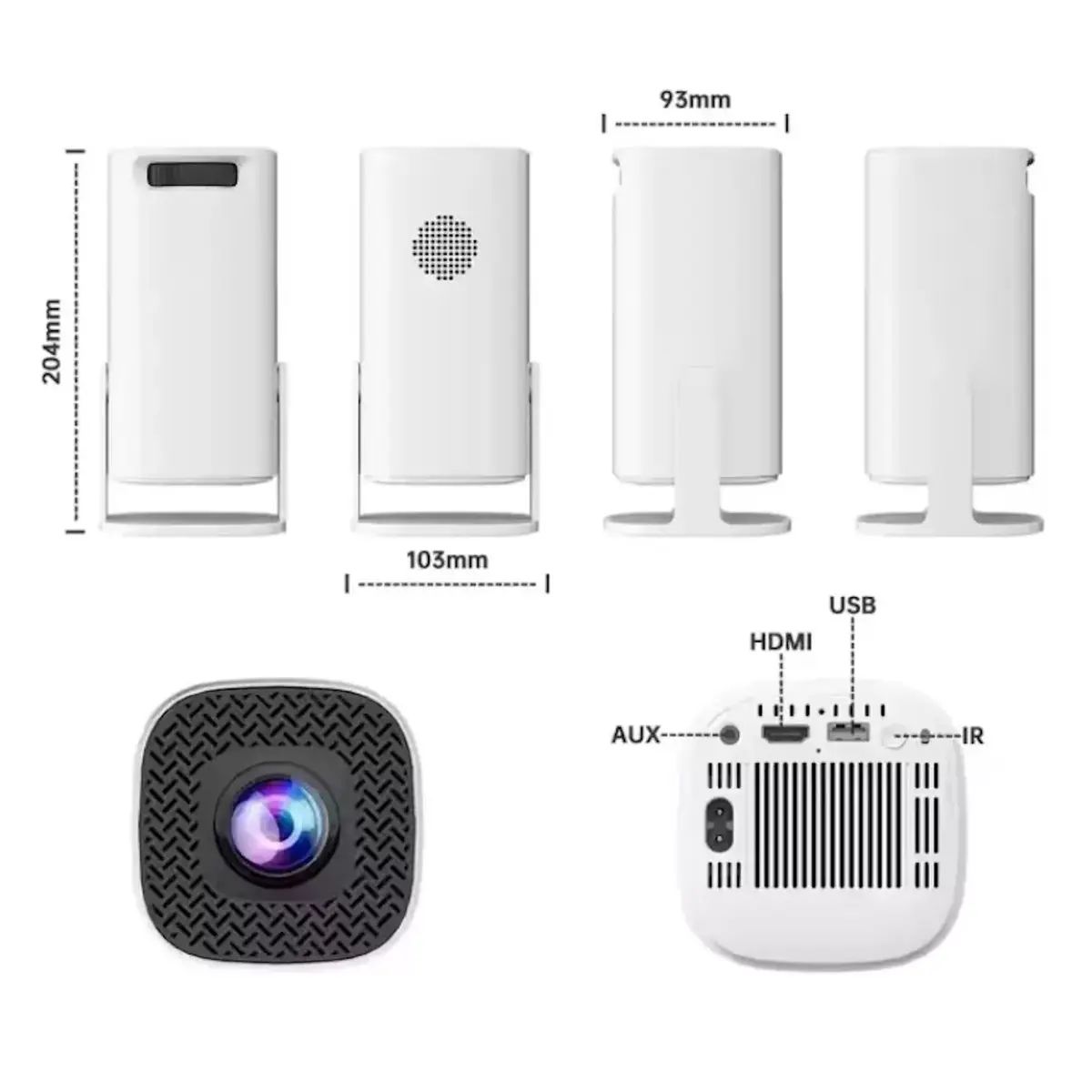 Riff P30MAX Portable Smart Projector 4K Android 11 Photo 8