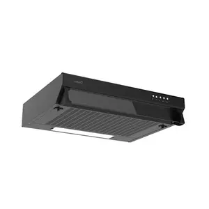 Вытяжка CATA FK SLIM 6000 BK — 60 см, обычная, 162 м³/ч, механическое управление, LED, класс энергоэффективности B, чёрная