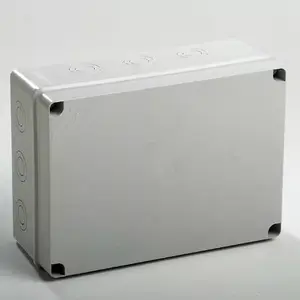 PCE EV-322 Screw-Fastened Junction Box 333x243x129mm with 12 Cable Glands IP67