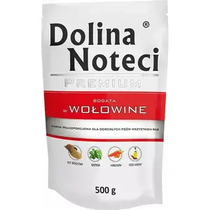 Dry dog food dolina noteci Premium Beef 500 g