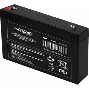 Rechargeable Lead-Acid Battery XTREME 6V 1.3Ah (model 82-203#)
