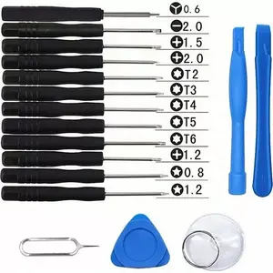 Service tool kit INNE GSM0827-1 — 14-piece set for phones and tablets, precision screwdrivers and prying tools