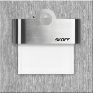 SKOFF TANGO LED kāpņu gaismeklis ar kustības sensoru 10V DC 1.0W IP20 6000K slīpēts tērauds
