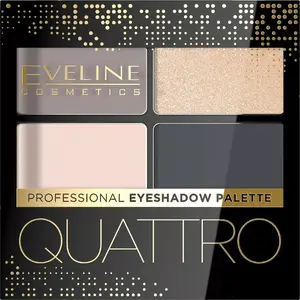 Acu ēnas Eveline Quattro 3.2 g – Eveline, četru toņu palete (tonis 02)