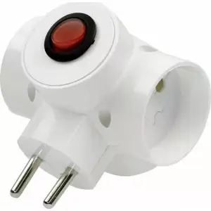 Power strip Timex R-30W (BI) — 3 sockets without grounding with individual switches