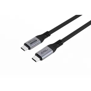 USB Cable Microconnect USB4CC1-240W-80GBPS 1m USB C Black 80 Gbit/s