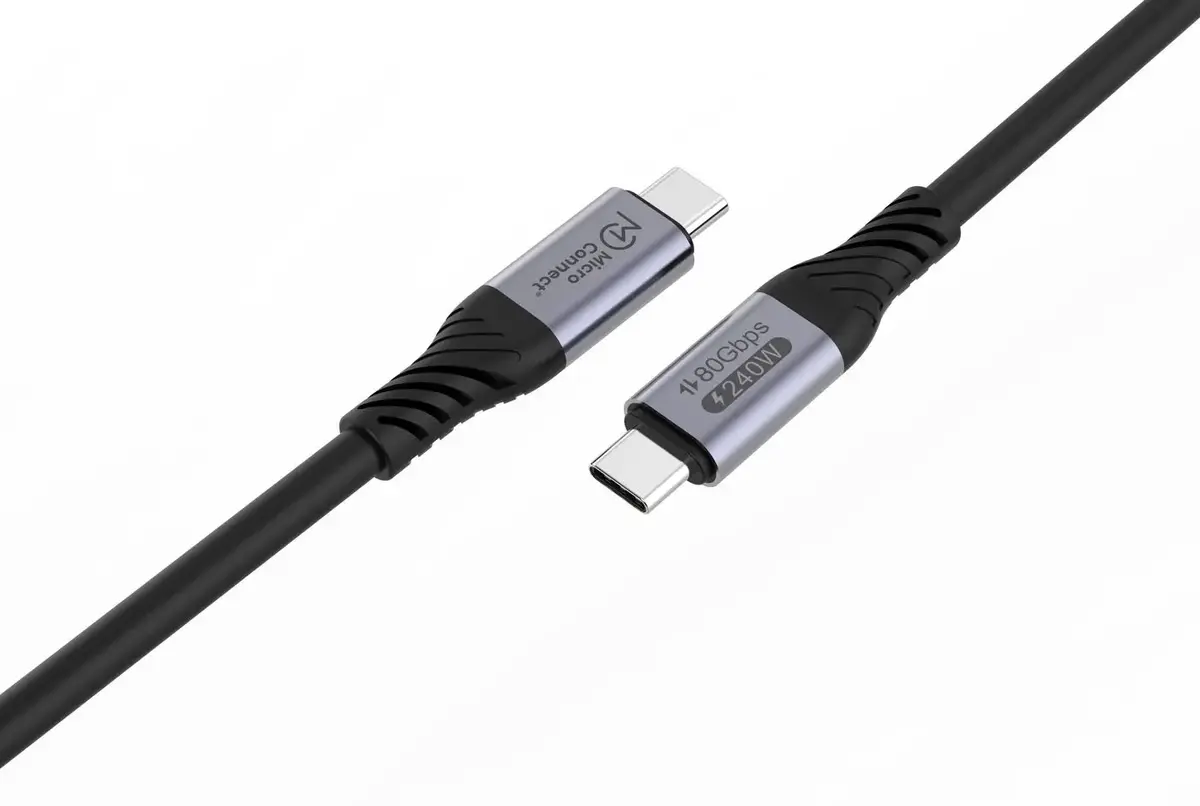 USB кабель Microconnect USB4CC1-240W-80GBPS Photo 2
