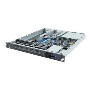 Rack serveris 1U GIGABYTE E133-C10-AAG1 — Socket AM5, atbalsts AMD EPYC 4004, 4x DDR5 DIMM, PSU 800W 80 PLUS Titanium