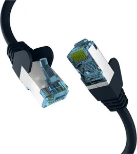 Networking cable Triton EC020200148 Cat7 S/FTP (S-STP) 0.25 m, RJ‑45 to RJ‑45, black